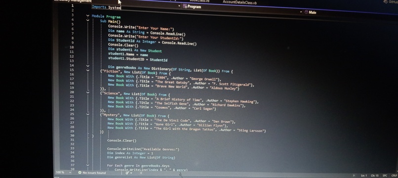 Library Management system  – screenshot 2