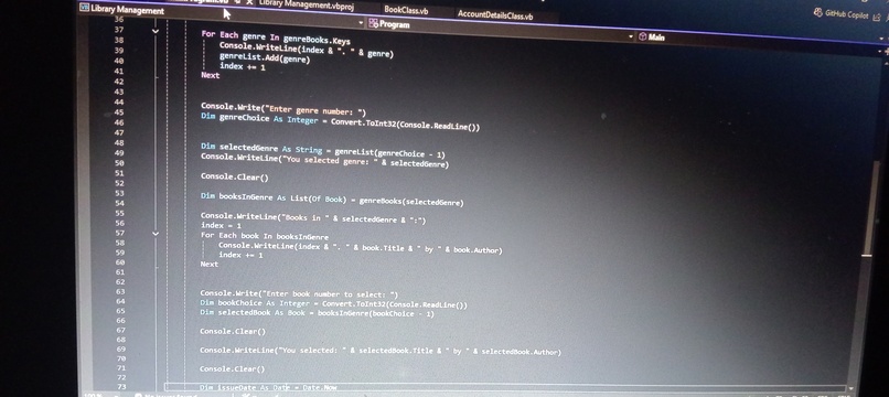 Library Management system  – screenshot 3