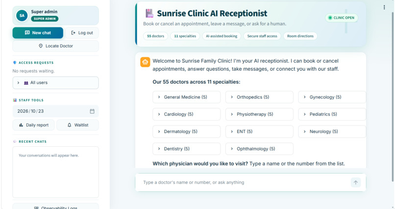 ClinicPilot – screenshot 1