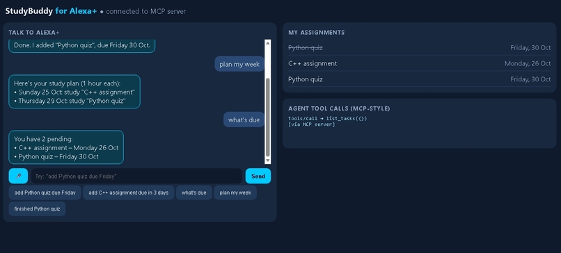 StudyBuddy for Alexa+ – screenshot 2