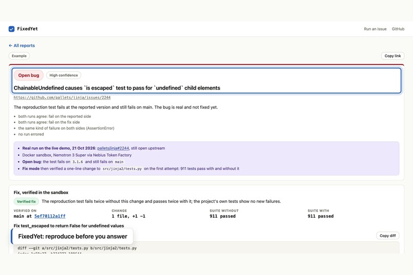 FixedYet – screenshot 1