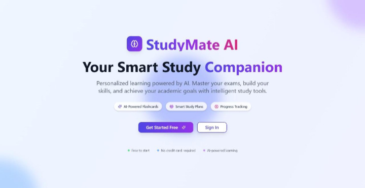 StudyMate AI – screenshot 1