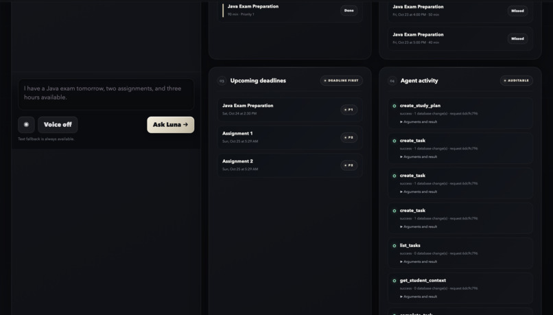 Luna Guardian AI – screenshot 1