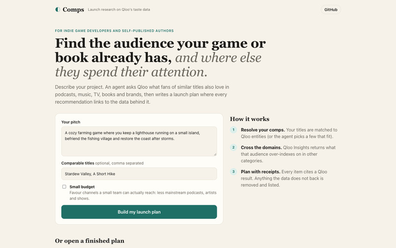 Comps – screenshot 1