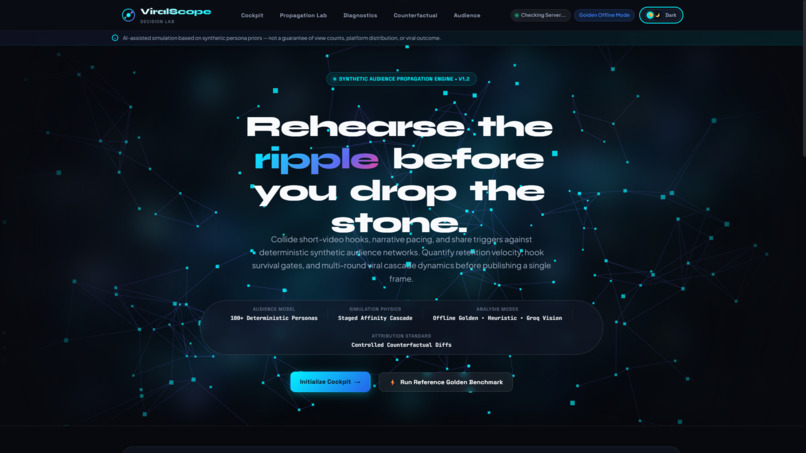 ViralScope — AI-Powered Social Launch Simulator – screenshot 4