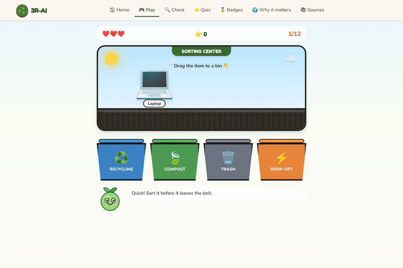 3R-AI: Sort It Right – screenshot 2