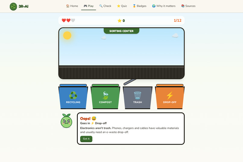 3R-AI: Sort It Right – screenshot 4