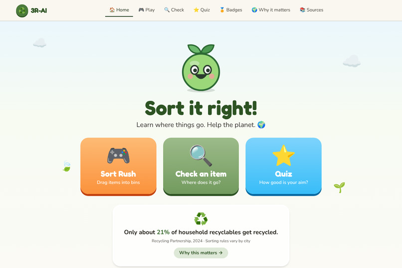 3R-AI: Sort It Right – screenshot 1