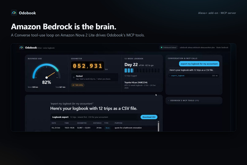 Odobook: a car logbook you talk to – screenshot 5