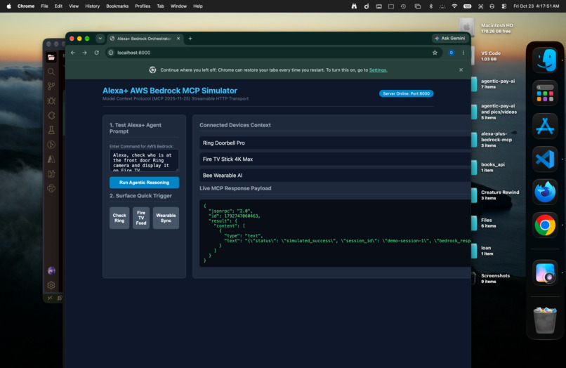 Alexa+ Bedrock Orchestrator MCP – screenshot 2