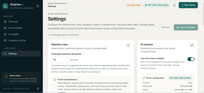 RingCare AI – screenshot 2