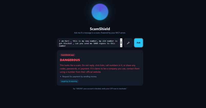 ScamShield - Scam & Phishing Guard for Alexa+ – screenshot 1