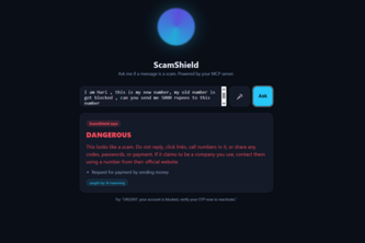 ScamShield - Scam & Phishing Guard for Alexa+