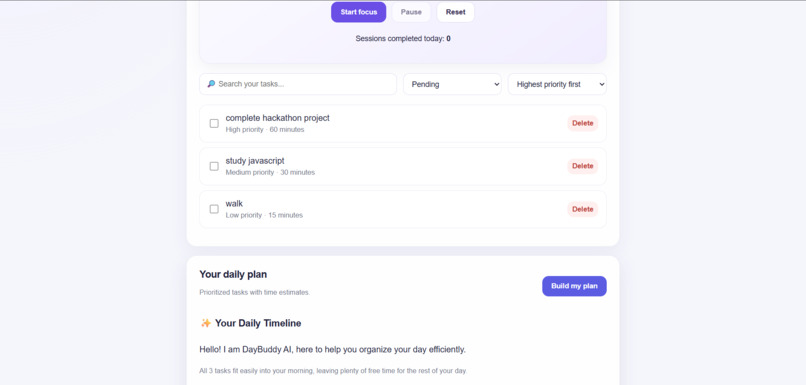 DayBuddy AI – screenshot 3