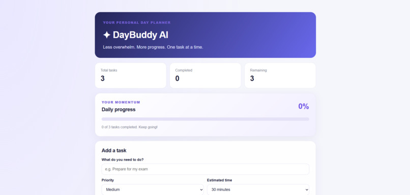 DayBuddy AI – screenshot 7