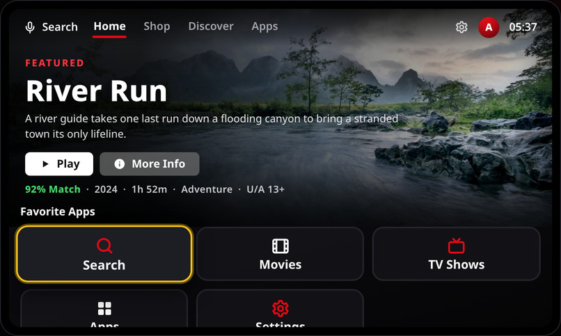 AccessFlow: Adaptive Navigation for Fire TV Accessibility – screenshot 1