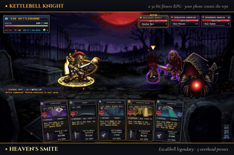 Kettlebell Knight: Exercise RPG Game for FIRE TV – screenshot 1