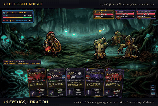 Kettlebell Knight: Exercise RPG Game for FIRE TV – screenshot 3