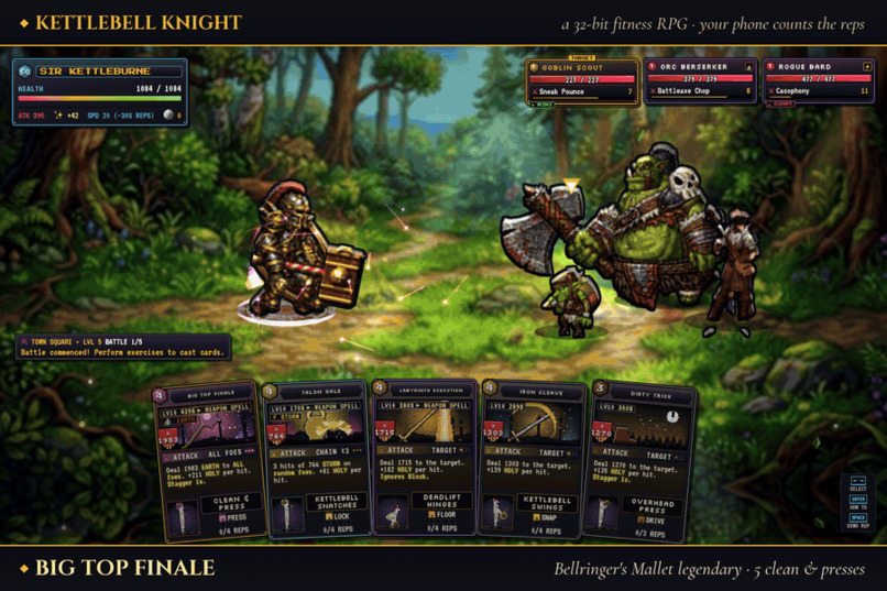 Kettlebell Knight: Exercise RPG Game for FIRE TV – screenshot 9