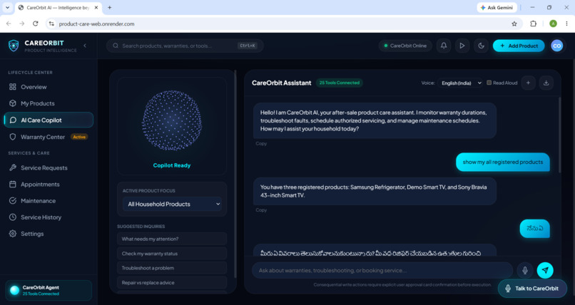 CareOrbit AI – screenshot 3