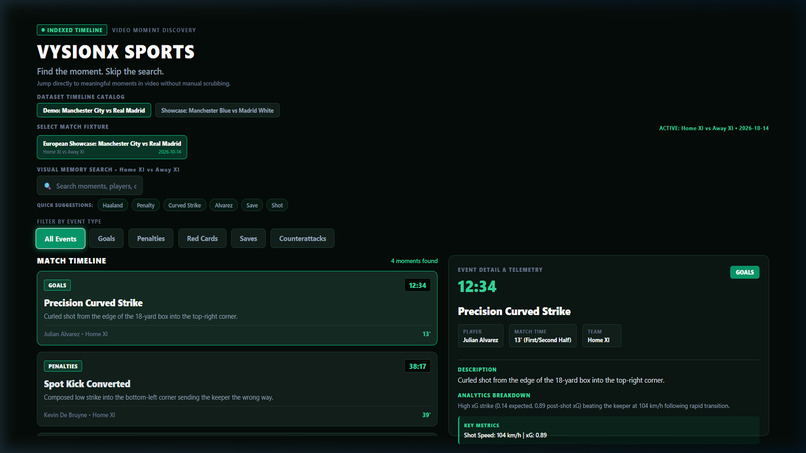VisyonX Sports – screenshot 1