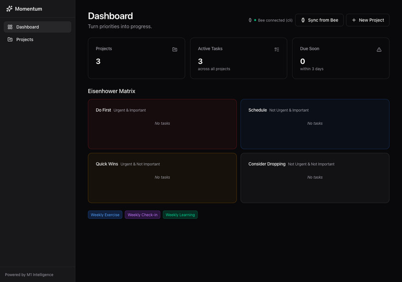 Momentum (M1) – screenshot 1