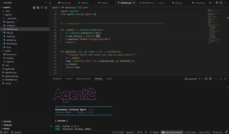 Agent-2 – screenshot 3