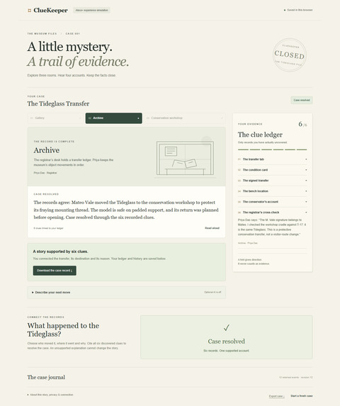 ClueKeeper – screenshot 2
