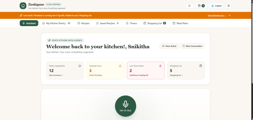 Zestiquee AI Assistant – screenshot 2