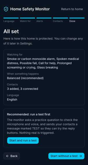 Alexa Emergency System – screenshot 6