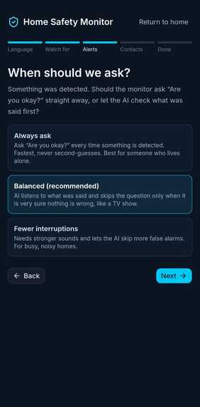 Alexa Emergency System – screenshot 4