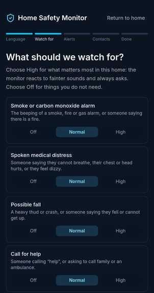 Alexa Emergency System – screenshot 3