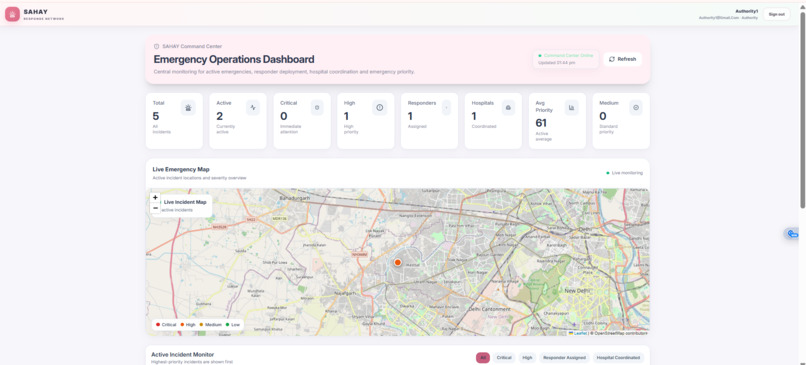 SAHAY — AI-Powered Emergency Response Network – screenshot 9