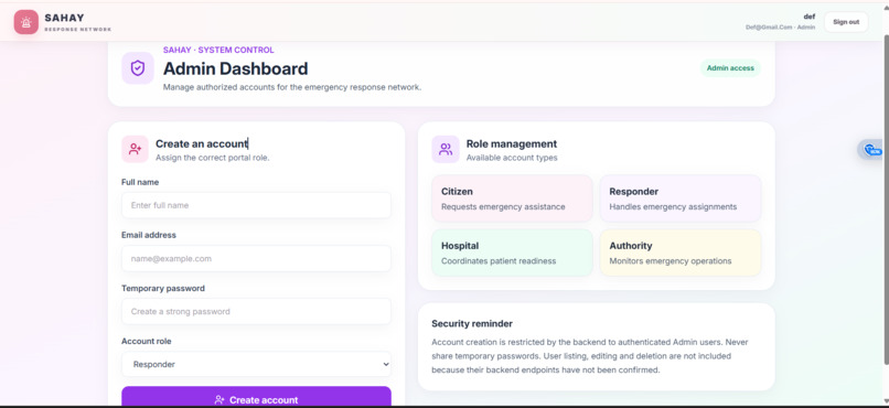 SAHAY — AI-Powered Emergency Response Network – screenshot 11