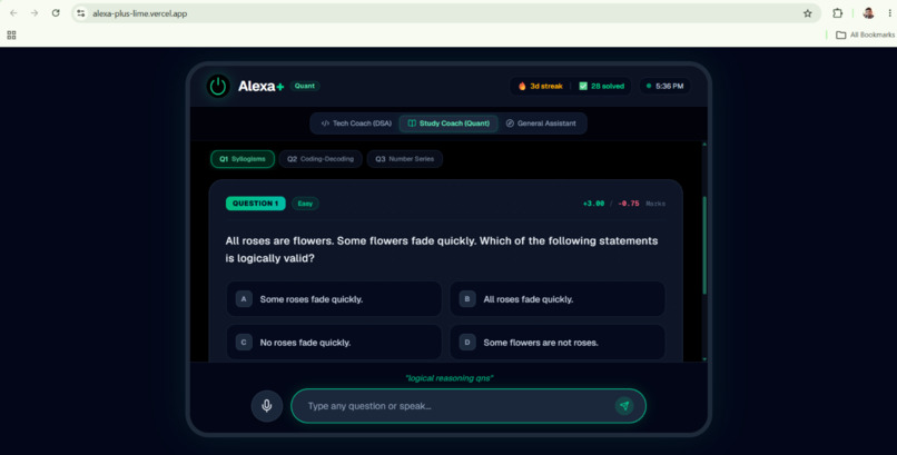 Alexa+ : AI Tech & Exam Prep Coach – screenshot 5