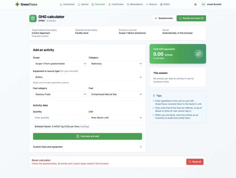 GreenTrace  – screenshot 3