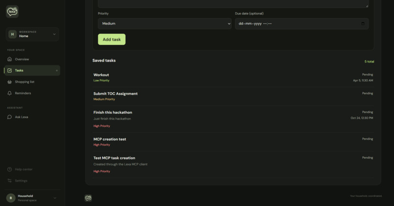 Lexa - Your AI Household Assistant – screenshot 4