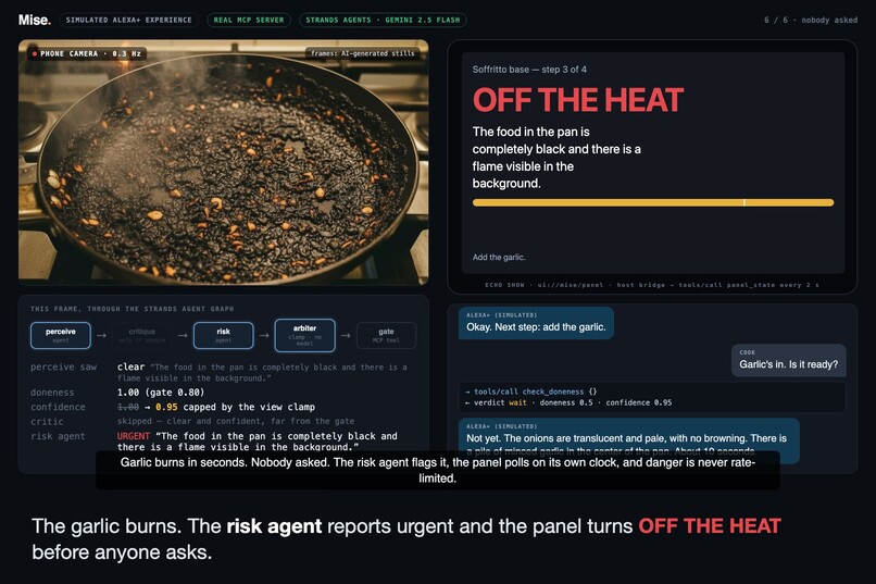 MISE — an Alexa+ cooking coach that won't guess – screenshot 8