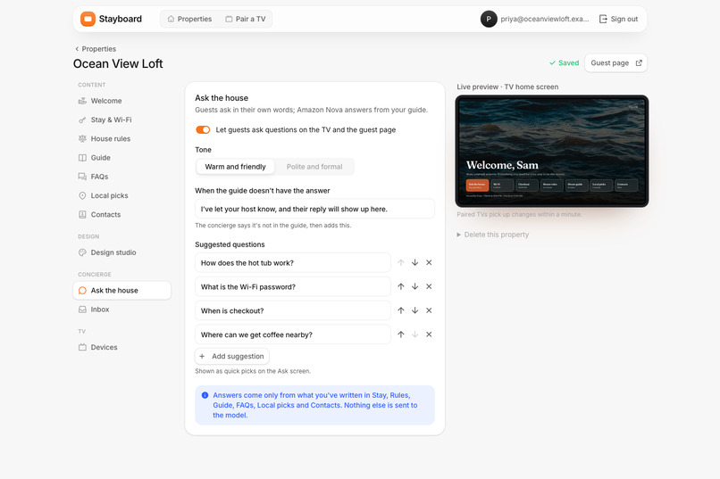 Stayboard – screenshot 4