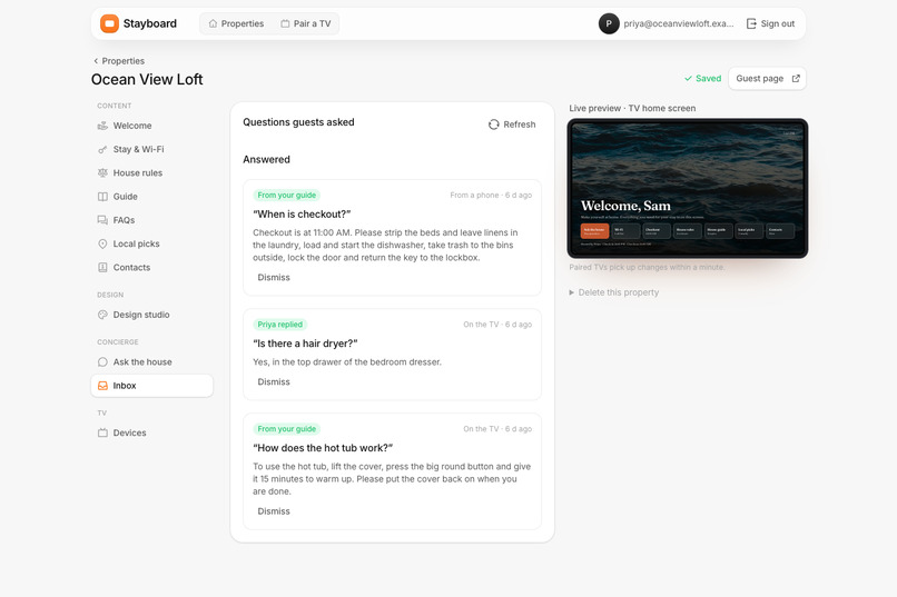 Stayboard – screenshot 5