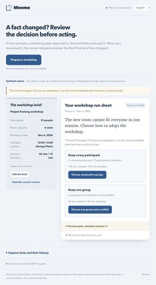 Mnemo — Review before acting – screenshot 5