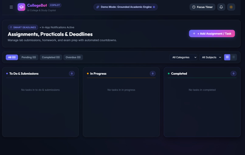 College Bot – screenshot 3