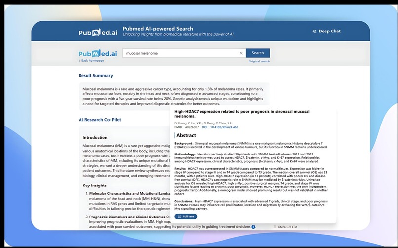 MedResearch AI – screenshot 1