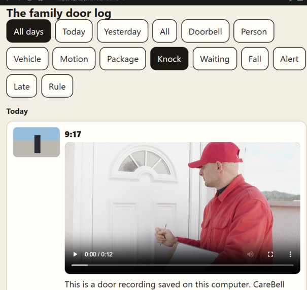 CareBell – screenshot 1