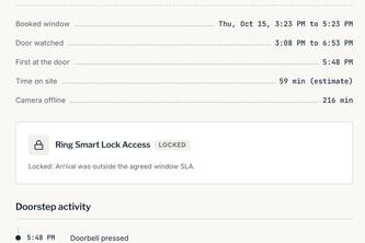 Doorstep Receipts