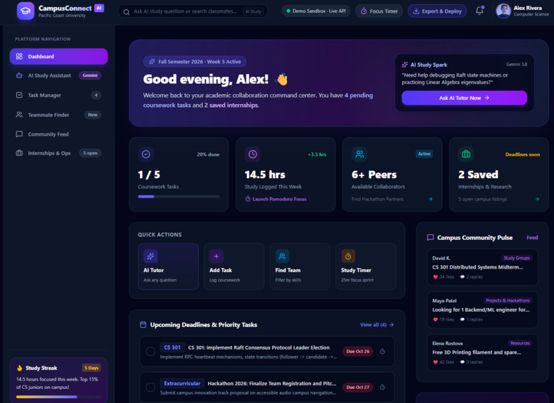 CampusConnect AI: Alexa+ Campus Assistant – screenshot 8
