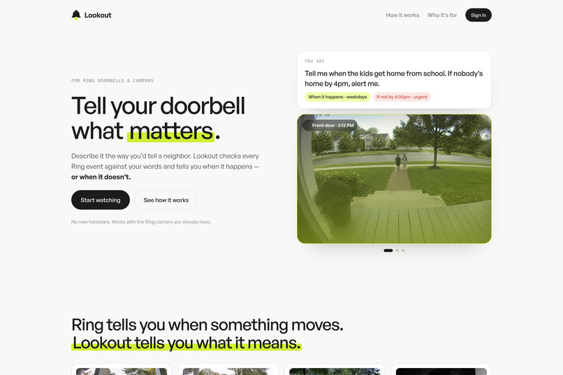 Lookout – screenshot 1