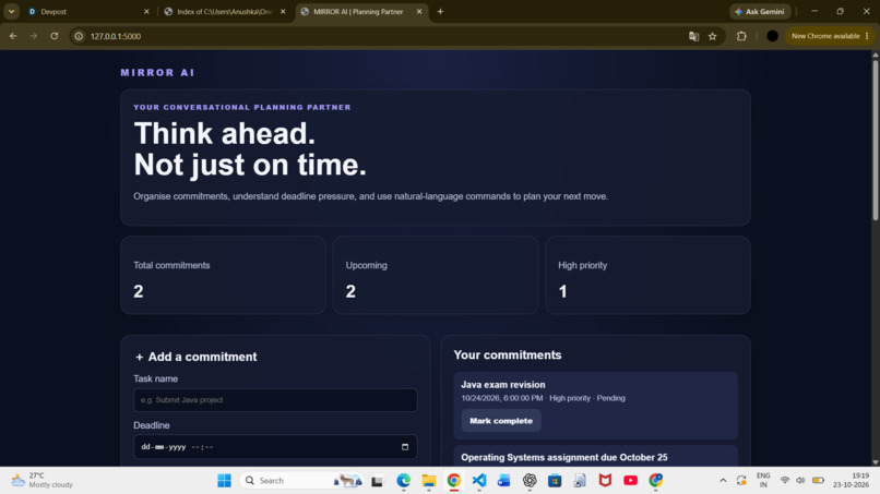 MIRROR AI – screenshot 3