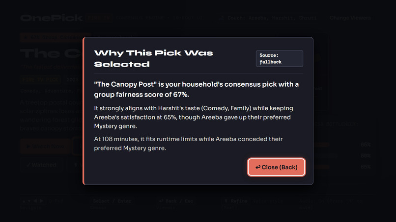 OnePick – screenshot 1
