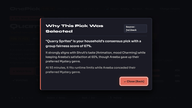 OnePick – screenshot 2